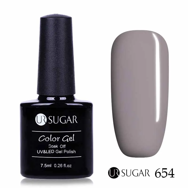Ur Sugar Гель-лак для ногтей фиолетовая серия чистый лак для ногтей УФ-Гель-лак для дизайна ногтей длительное украшение маникюрный лак - Цвет: Color 654