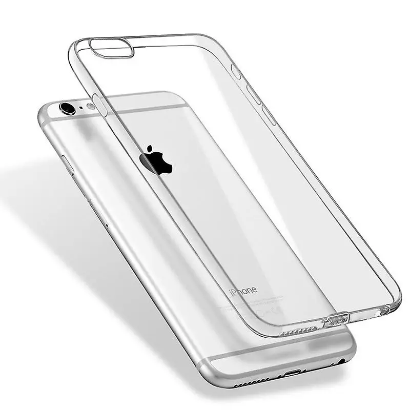 Прозрачный ТПУ чехол для iphone se 5S 6s 6 7 8 plus прозрачный резиновый мягкий силиконовый