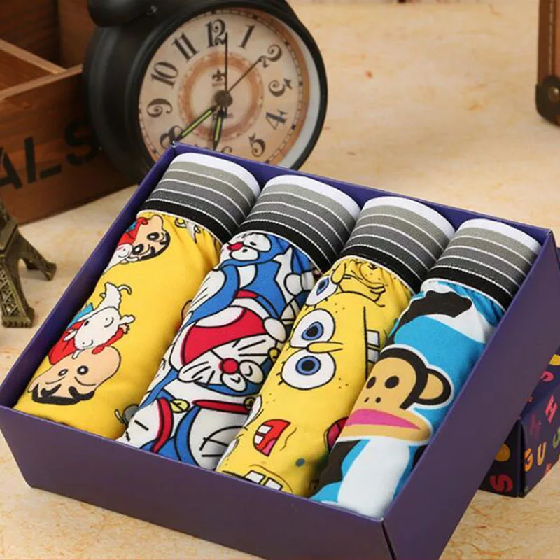 4 шт./лот Для мужчин Нижнее Бельё для девочек Мужские Шорты купания S Трусики