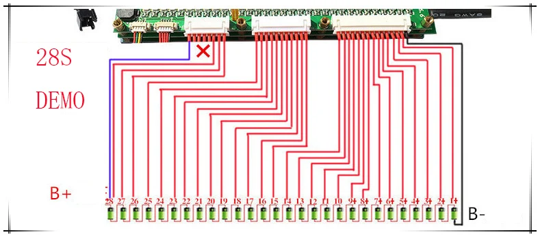 26S смарт-плата lipo литий-полимерная BMS/PCM/PCB плата защиты батареи для 26 пакетов 18650 литий-ионный аккумулятор(ANT BMS