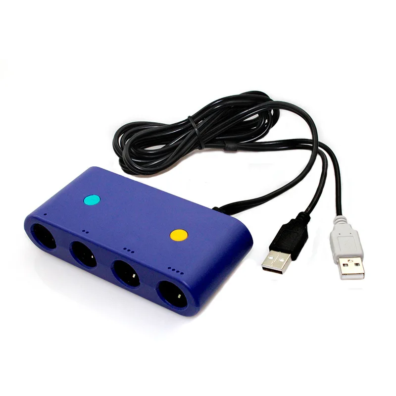 4 Порты USB для геймкуб контроллер адаптер конвертер 1 5 м кабель 2 кнопки Nintendo Switch/UWii