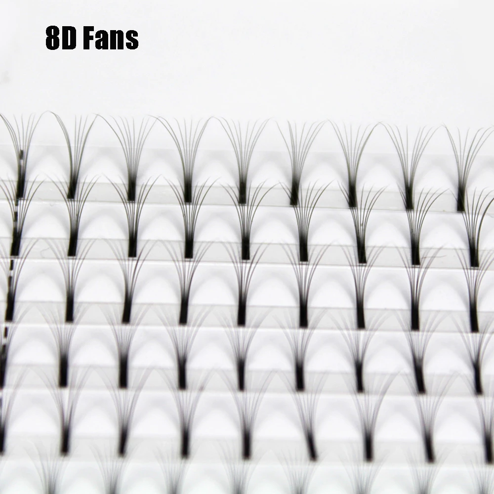 1 коробка ручной работы 12 линий 3D ~ 10D C/D Curl Индивидуальные Накладные ресницы