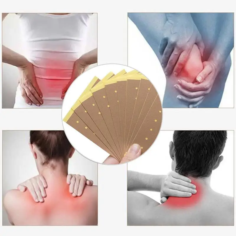 8Pcs Chinese Kung Fu Patch Medicated Plaster Medicine Knee Pain Relief Adhesive Patch Joint Back Medicated Plaster Pain Relieve