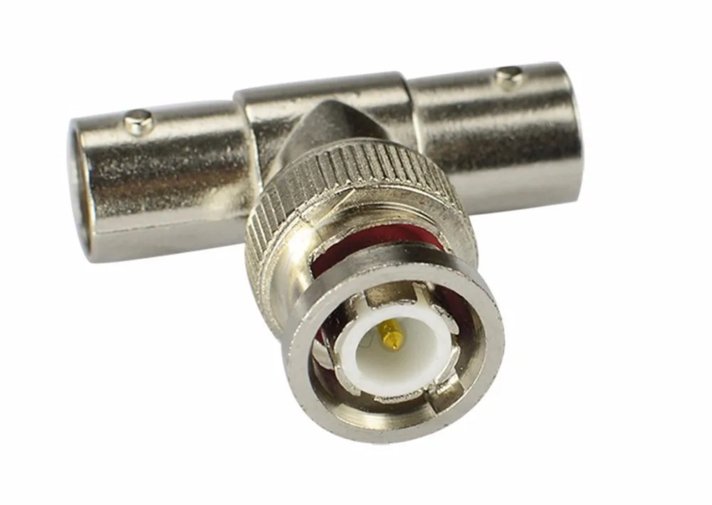 Коаксиальный разъем BNC CCTV RG59 100 шт. с 1 штекера на 2 гнезда переходник вилка