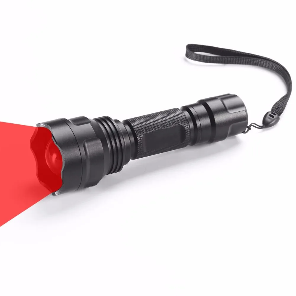 Взрывные модели горячий светодиодный фонарик XP-E2 красный фонарь охота ночная
