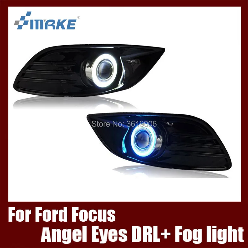 Противотуманная фара в сборе Светодиодный дневной светильник COB Ангельские