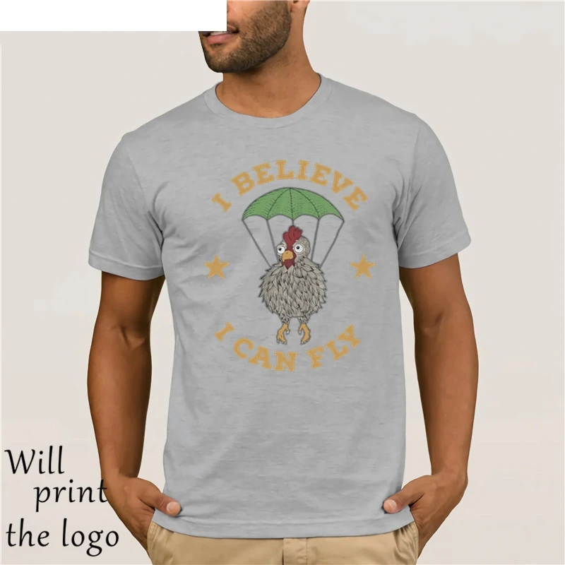 Camiseta divertida de los hombres mujeres novedad camiseta creo que puedo volar (13) крутая футболка | Мужская одежда