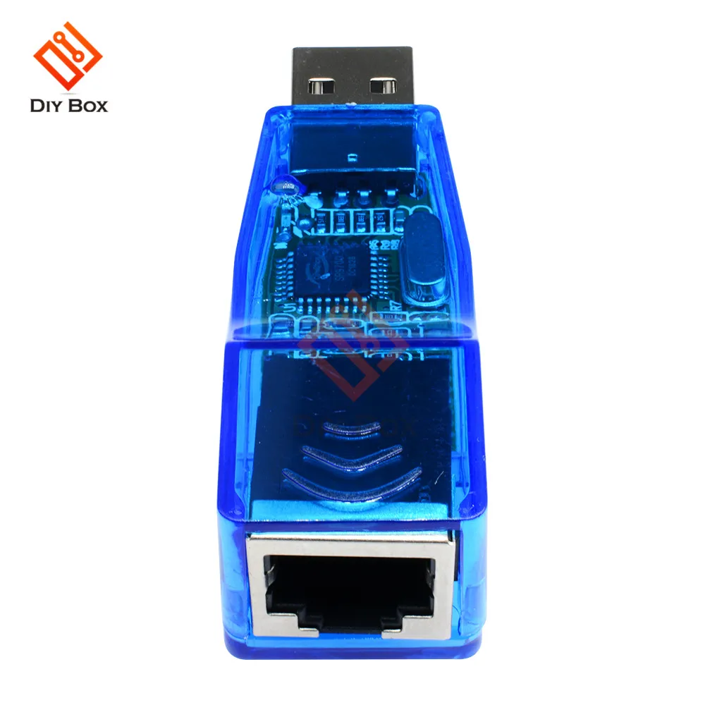 USB 2,0 к локальной сети RJ45 коммутатора Ethernet 10/100 Мбит/с сетевой адаптер для Win7 Win8 планшетный ПК с системой андроида ПК синего цвета