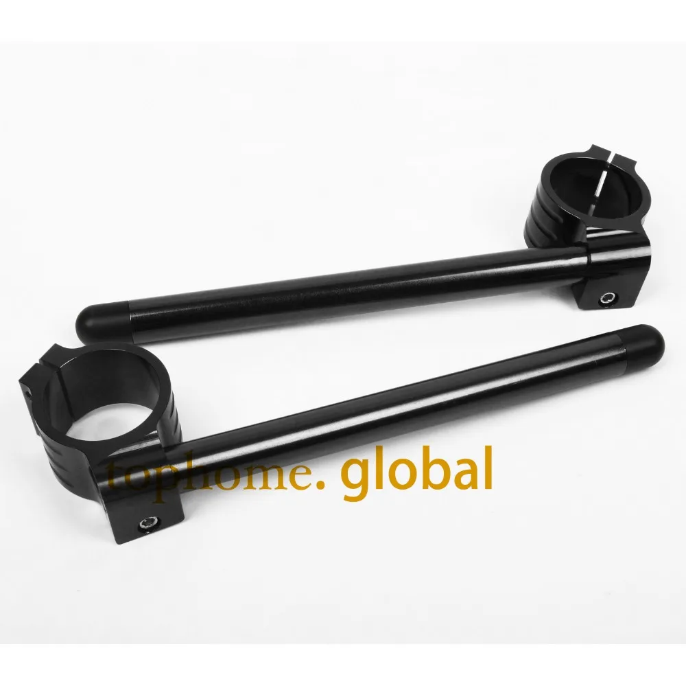 

31/33/35/36/37/38/39mm 40/41/43/45/46/48mm 50/51/52/53/54/55mm Regular Clip Ons Handle Bar Fork Tube Clip on Black Pair