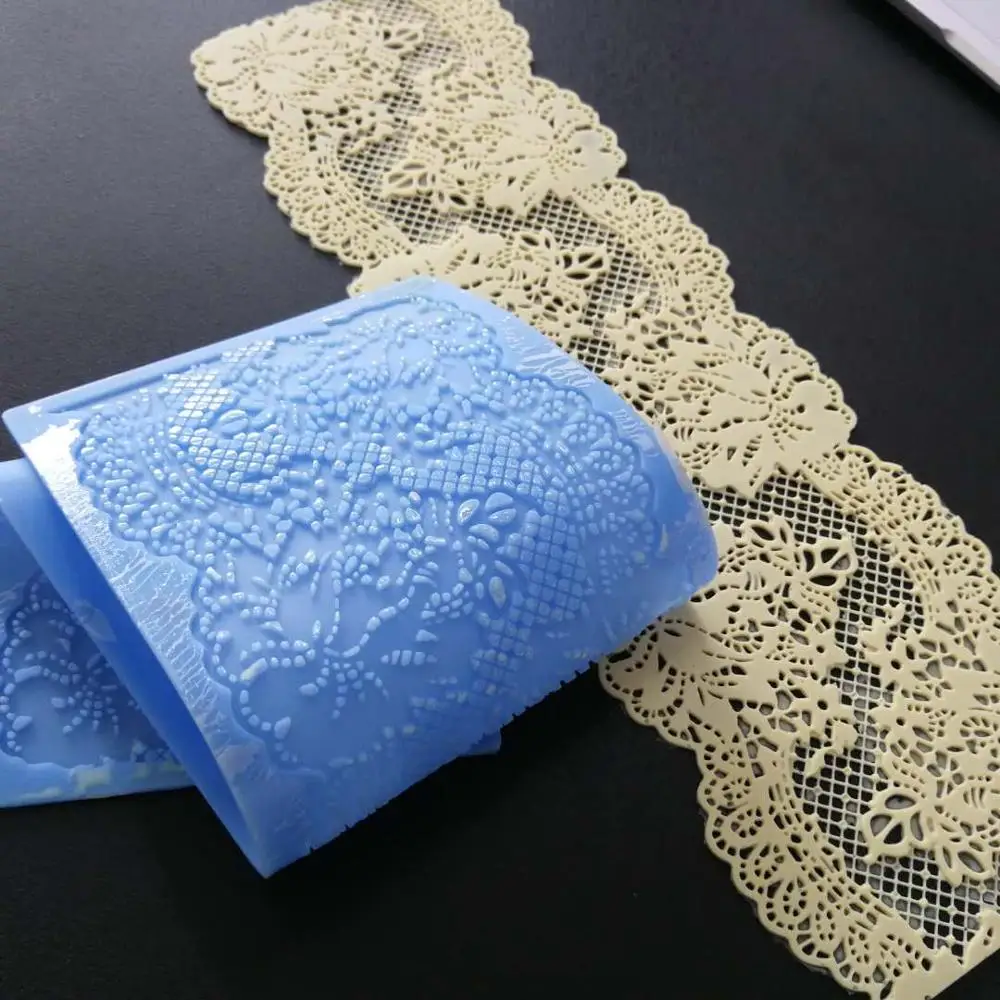 Новинка 100% силиконовые кружевные формы пищевой Фондант и украшения для торта