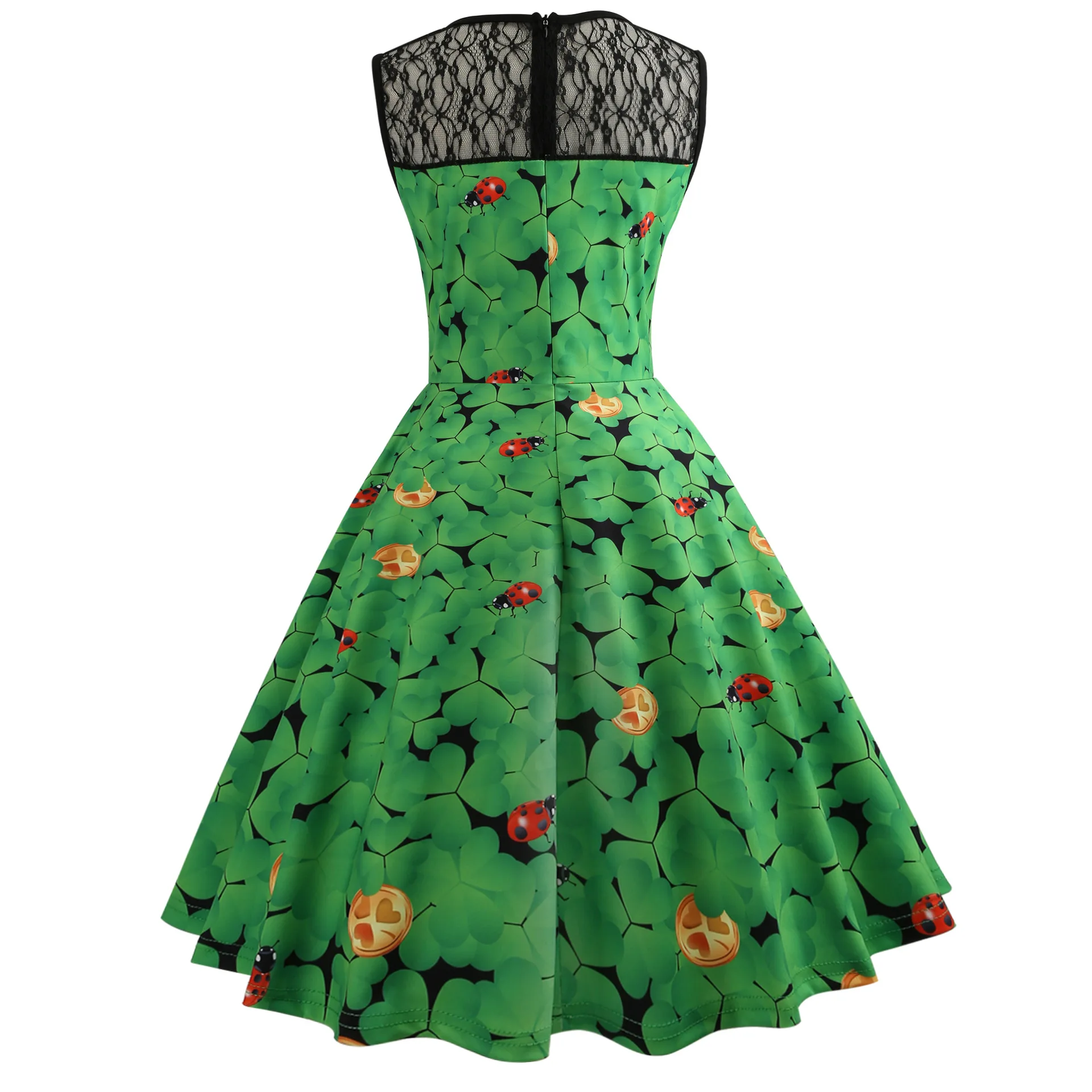 Платья зеленого цвета платье на День Святого Патрика повседневная одежда для