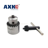 micro motor drill chucks clamping 0 3 4mm jt0 taper mounted chuck with chuck key 3 17mm brass mini electric motor shaft