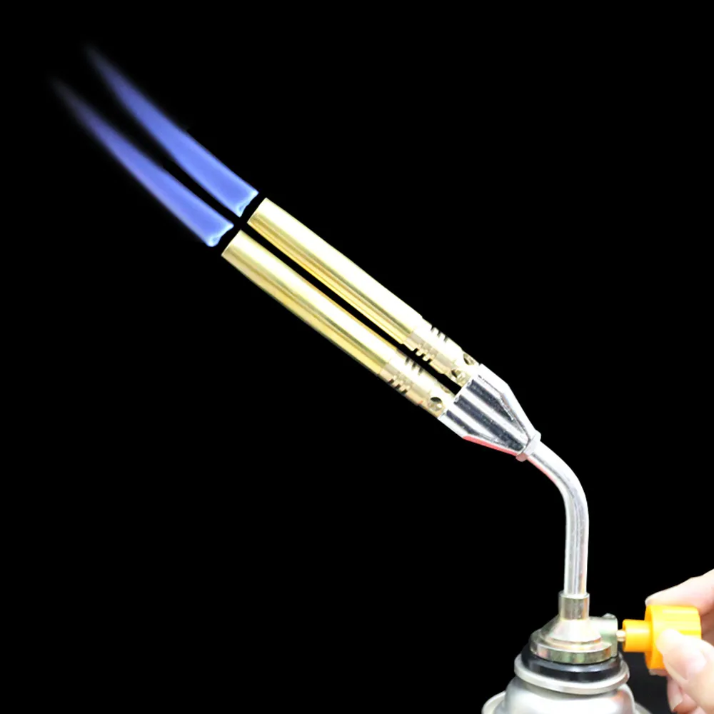 

portable Double tube Torch Welding Gun Butane flame gun