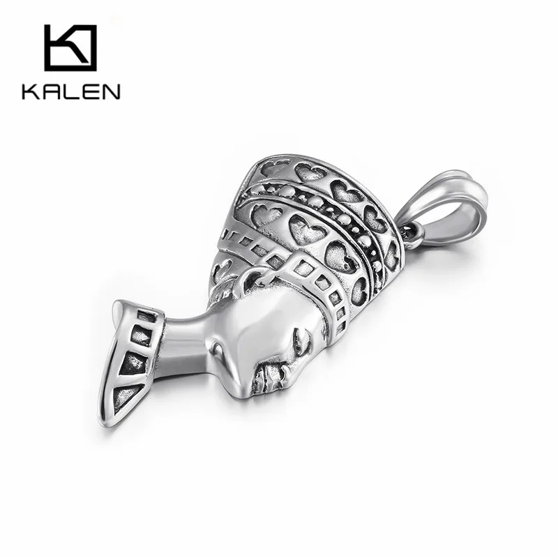 Ожерелье KALEN в этническом стиле с кулоном виде древней египетской королевы