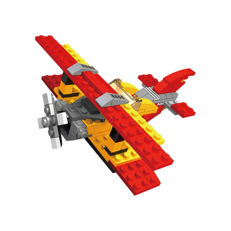 

Whirl Ybird DIY Helicopter Model Building Blocks Construction Bricks baby toys