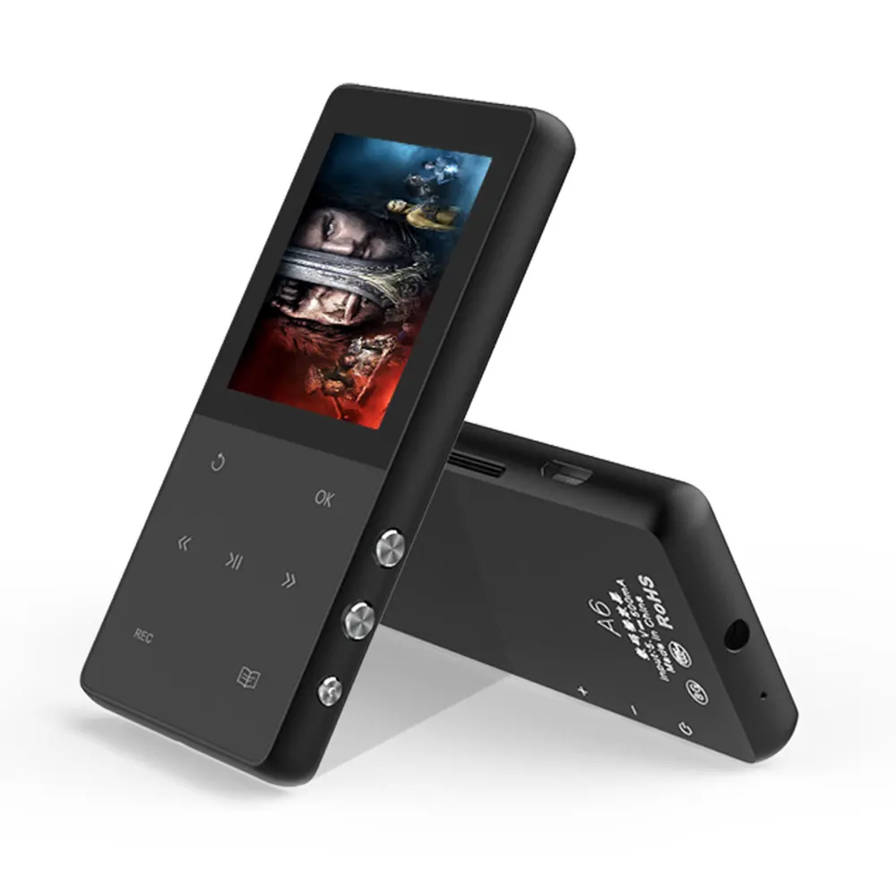 

HIFI Lossless MP3 Player FM Video E-book Recorder Clock Function 8GB Sport TF expansion to 64G 1.8inch TFT Screen Music Player