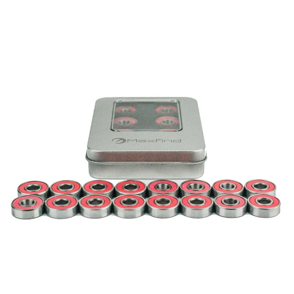 Maxfind быстро 608 2RS abec 16 роликовых коньках Подшипники 2.1x2.1x0.7 см в металлической
