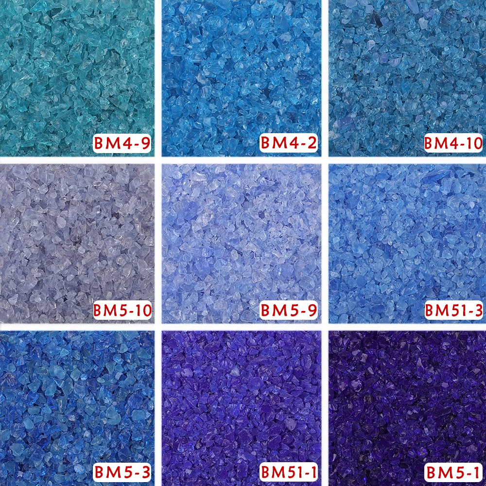 COE 85 Medium size Fine Frit Fusible Transparent color opal glass dots DIY craft lampwork | Дом и сад
