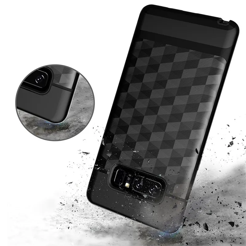 Роскошные геометрический TPU + PC матовый Пластик Гибридный противоударный Прочный