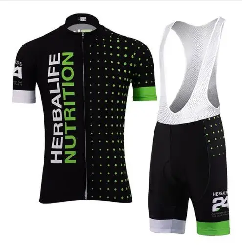 Мужская одежда для велоспорта Herbalife дышащая гелевая кофта с коротким рукавом