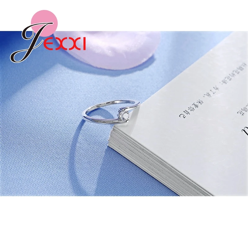 Женское кольцо из серебра 925 пробы с фианитом|finger ring|rings for womenring |