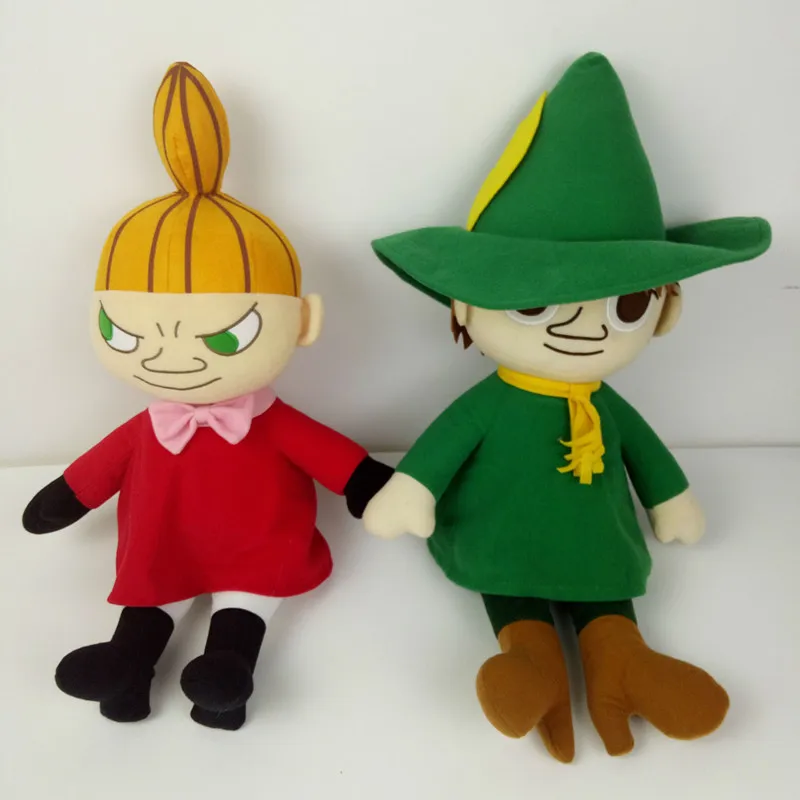 48 см Muumi Moomin Nuuskamuikkunen и Pikku myy плюшевые игрушки мягкие игрушки кукла подарок на день рождения для вашего ребенка