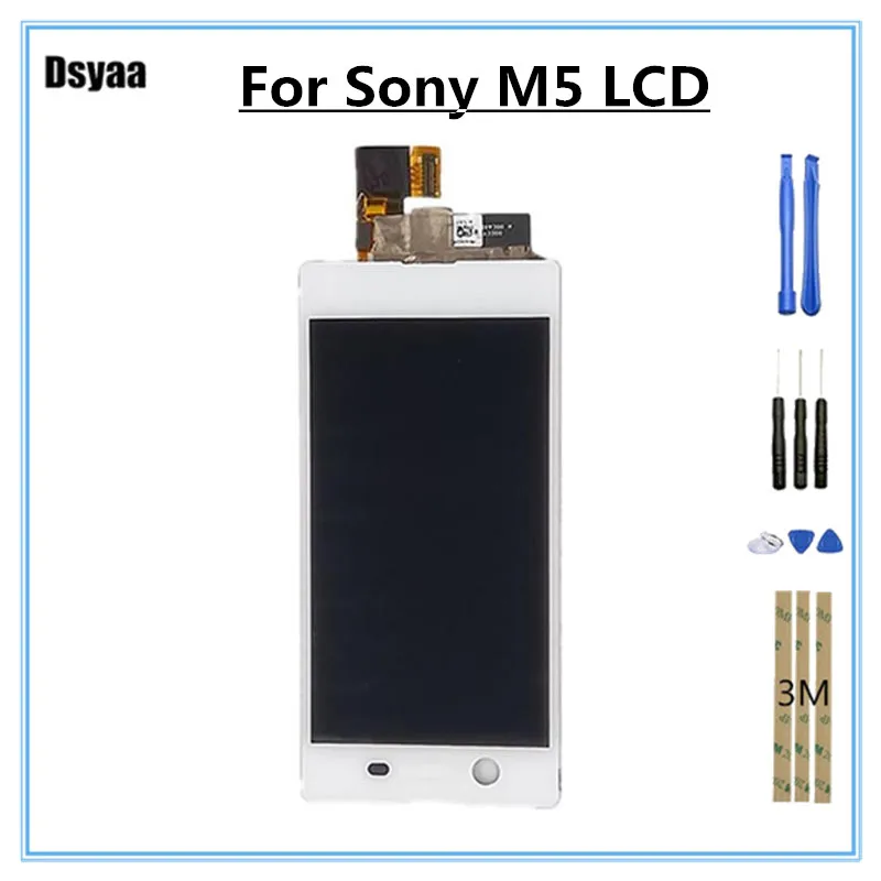 Протестированный для Sony Xperia M5 e5603 e5606 e5653 ЖК дисплей сенсорный экран дигитайзер