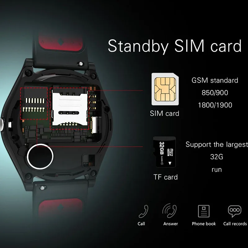 Bluetooth V9 умные часы с камерой SIM картой шагомер здоровье спортивные для мужчин и