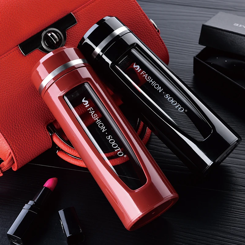 Креативная бутылка для воды в автомобиль термостойкая стеклянная пластиковая