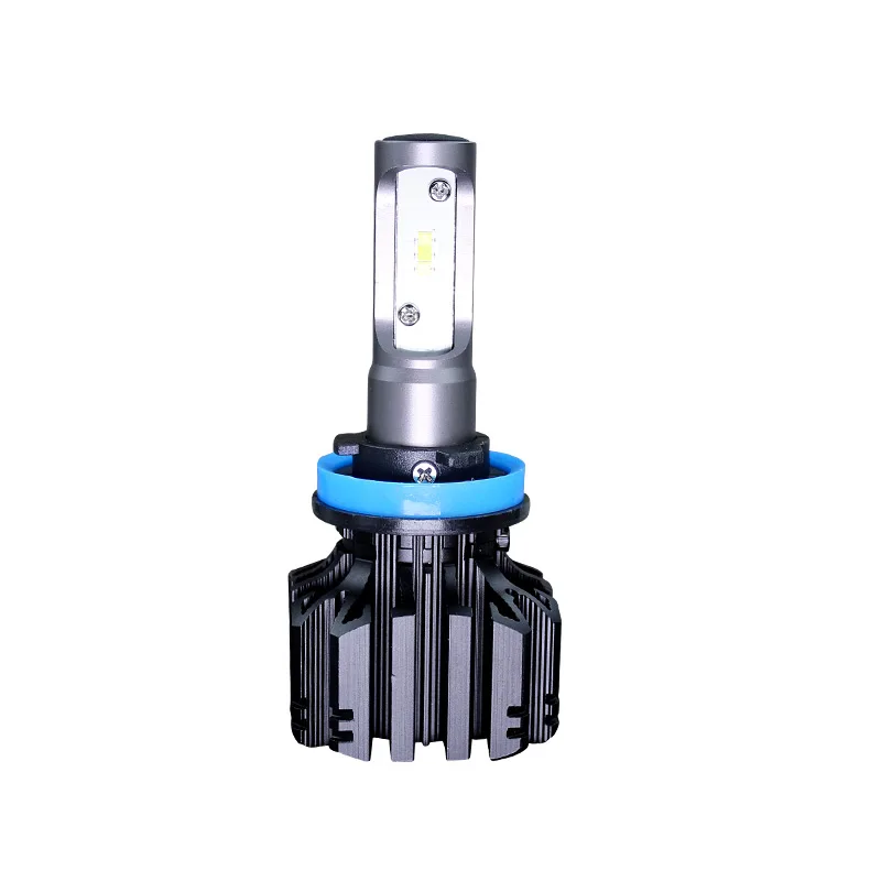 ZTZPIE 72 W фары для 3000 K 4300 K 6500 K 8000 K 10000LM 12 V автомобиль Turbo 3-стороннее освещение Светодиодные фары H3 9005 H1 H4 H16EU H8 H11 H7 светодиодная Автомобильная лампочка накаливания