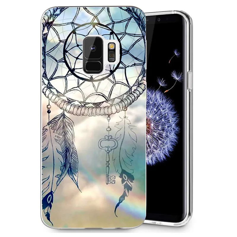 Чехол для Samsung Galaxy S9 S9Plus S8 Plus S7 edge Note 8 J530F J330 J720 A3 A5 2017 TPU силиконовая Мандала крышка