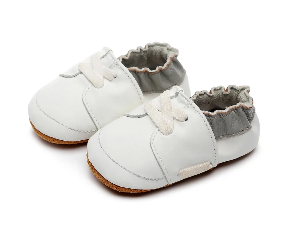 

New Brand Genuine Leather Baby Boys Girls Infant Shoes Toddler Baby Moccasins Mixed Color Soft Bottom Infant First Walkers Shoes