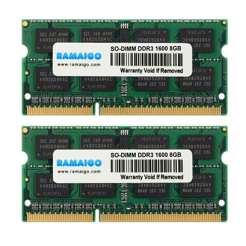 DDR3 RAM DDR3L 4GB 8GB 16GB 1600MHz 1333MHZ 1 5 V PC3L 12800 204Pin 35 CL11 SODIMM память ноутбука Ram Для iMac всех