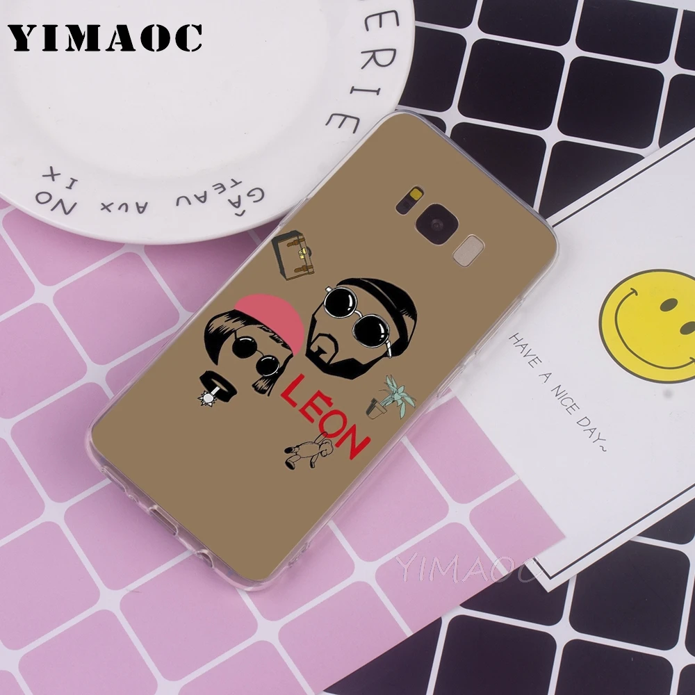 Профессиональный Мягкий чехол YIMAOC Leon для Galaxy j3 j5 j6 j7 A5 2017 A6 A9 2018 Note 8 9 S7 edge S8 S9 S10 Plus
