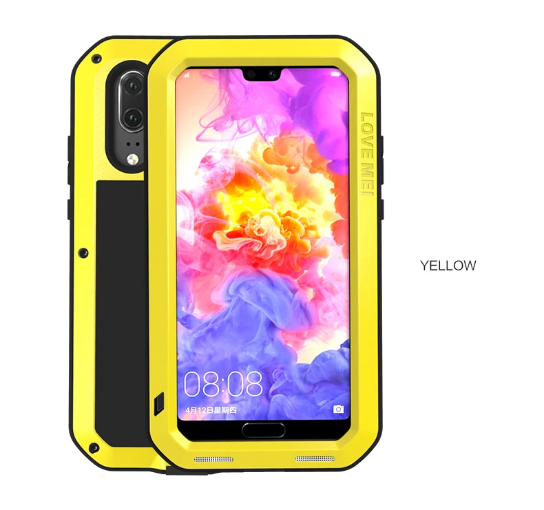 love mei metal waterproof case for huawei p20 shockproof cover for huawei p20 pro p20 case aluminum protection p20 gorilla glass free global shipping