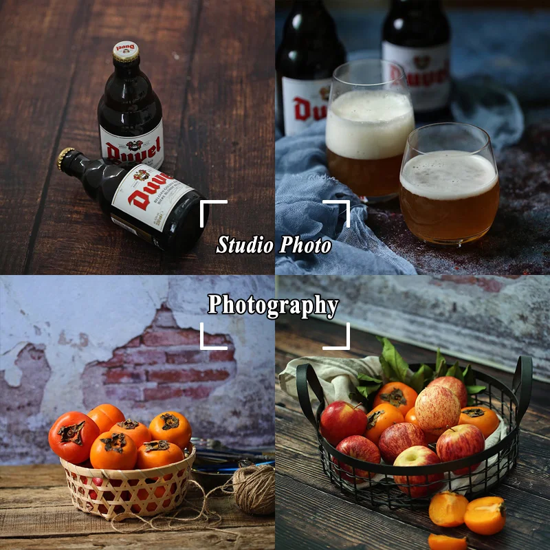 22*34 дюйма HD двусторонний рисунок текстура древесного цемента фон для фотосъемки