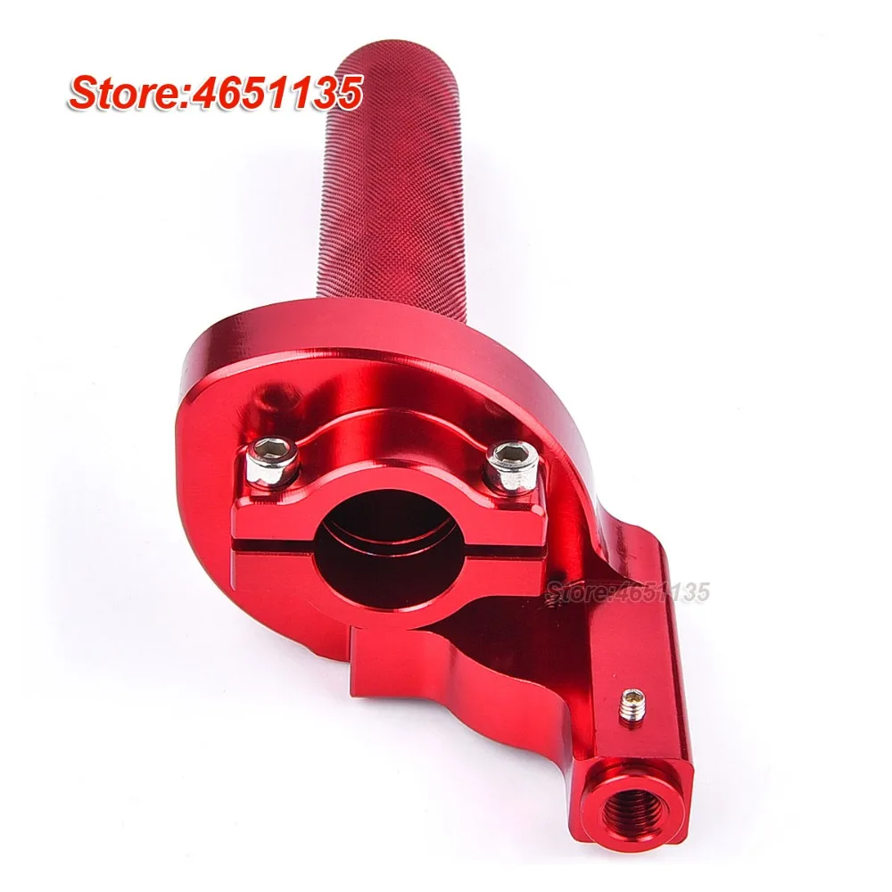 1/4 Turn Fast Action Throttle Assembly CNC Anodized Aluminum fit for CR80 CR85 CR125 CR250 CR500 RED | Автомобили и мотоциклы