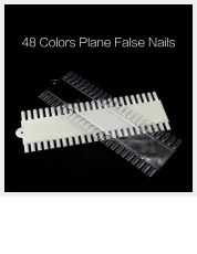 48 Цвета искусственная Ongles ногтей Дисплей uv гель для ногтей Цвет карта паллет поддельные Гвозди искусственный Гвозди Советы Маникюр Инструменты