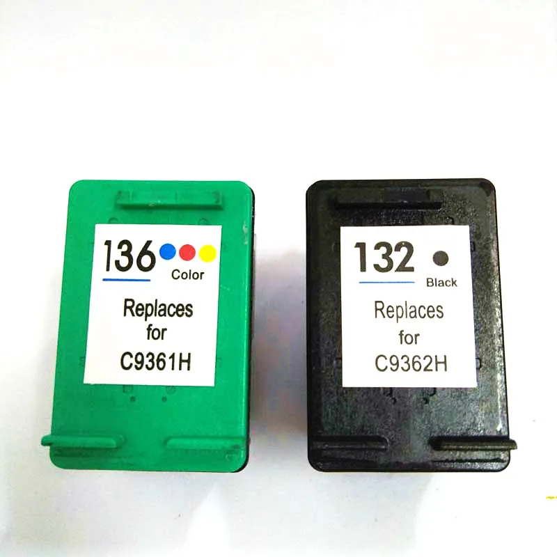 Совместимый чернильный картридж Vilaxh 132 136 для принтера HP Photosmart 2573 C3183 1513 Officejet 5443 6213