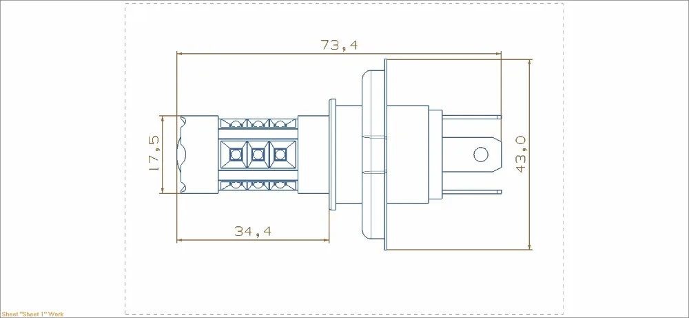 Кале LED Автомобилей автомобильный АВТО противотуманная фара лампа H4 H7 H8 H11 9005 9006