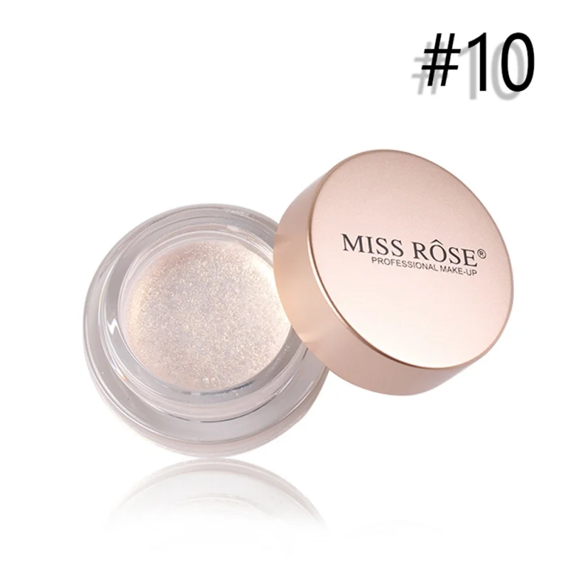 M10 Miss Rose блестящие тени для век мерцающие тени для глаз с металлическим отливом макияж красочные Jin Cong тени для век - Цвет: M10
