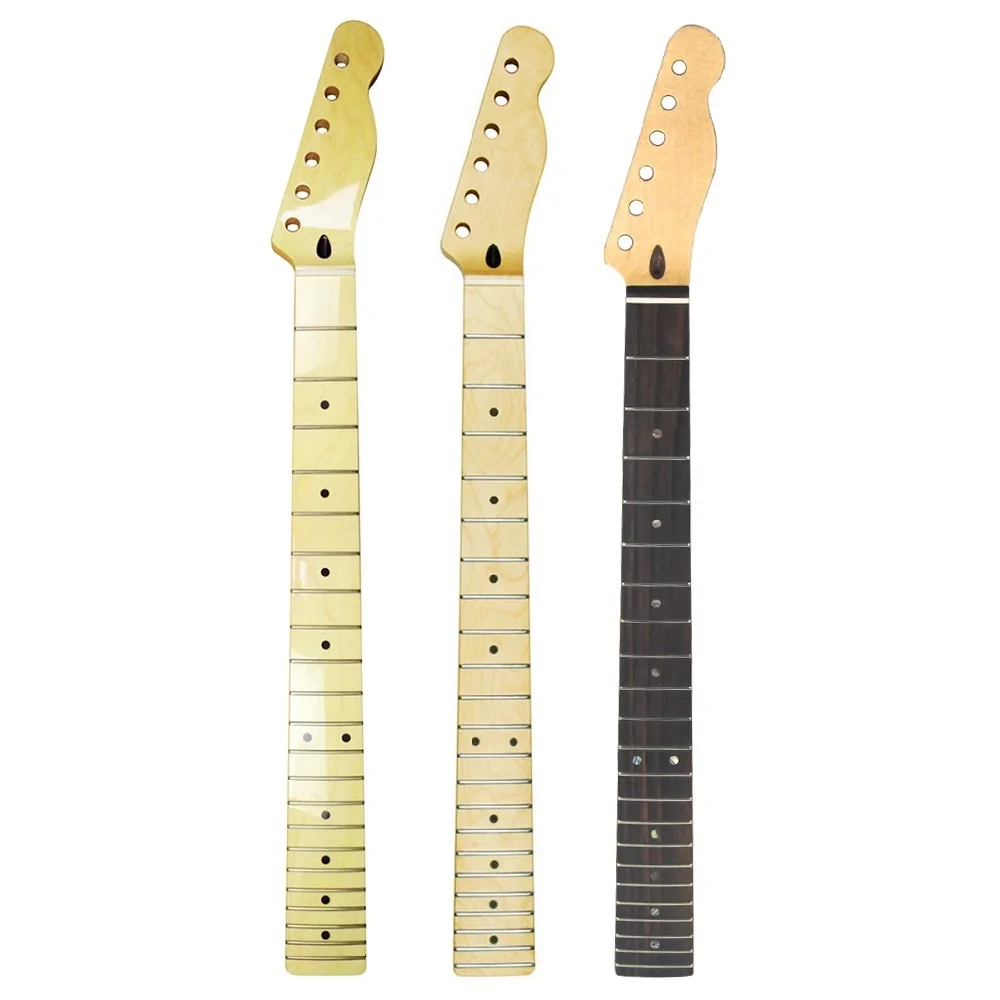 FLEOR 1 шт. качество 22 Лады для гитары шеи Электрогитара канадский клен FD Теле стиль