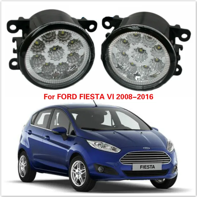Foglight для FORD FIESTA VI 2008 2016 автомобильный Стайлинг светодиодный высокое освещение