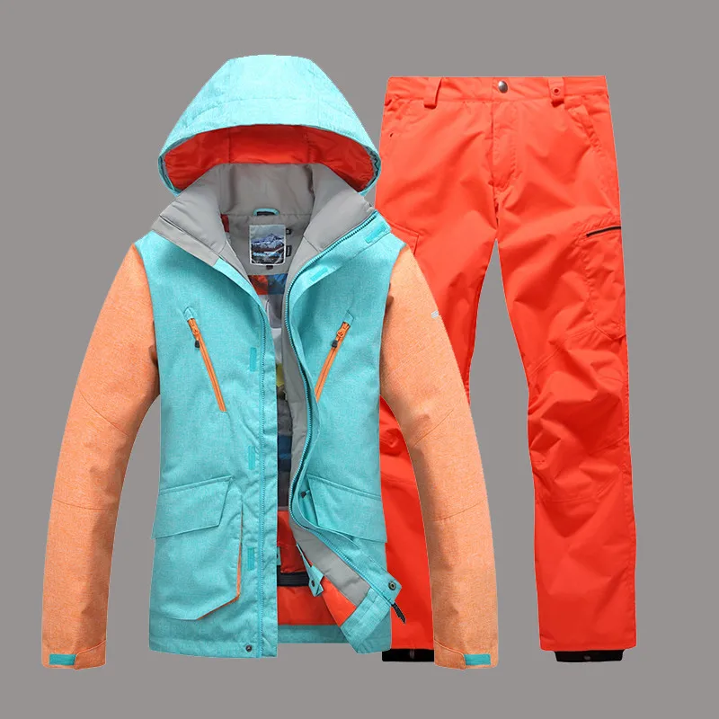 Новый костюм Gsou Snow/лыжи ветрозащитная водонепроницаемая Спортивная одежда для