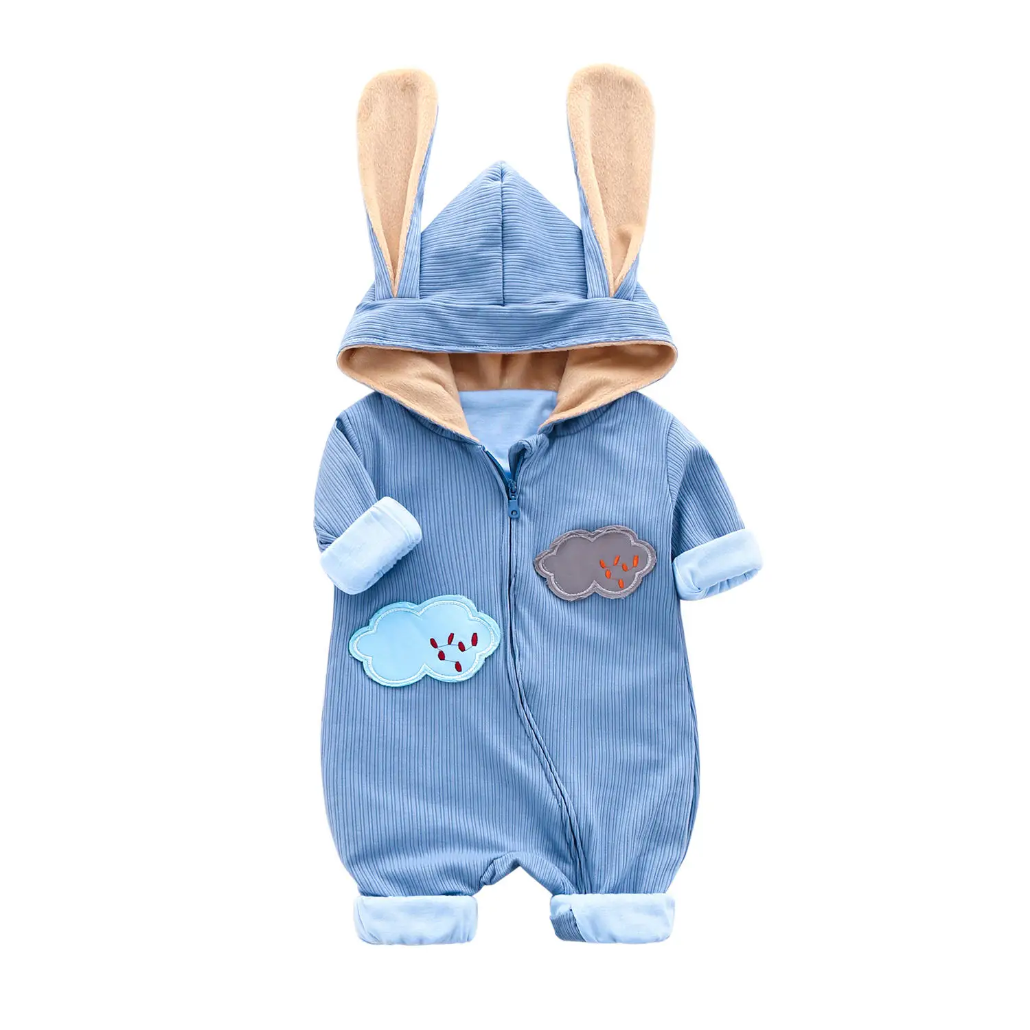 hyA1021 Blue Kimocat/Одежда для маленьких мальчиков; Детский комбинезон; одежда для малышей; комбинезоны для новорожденных из органического хлопка; Pasgeboren; детские комбинезоны; Kleding - Цвет: hyA1021 Blue