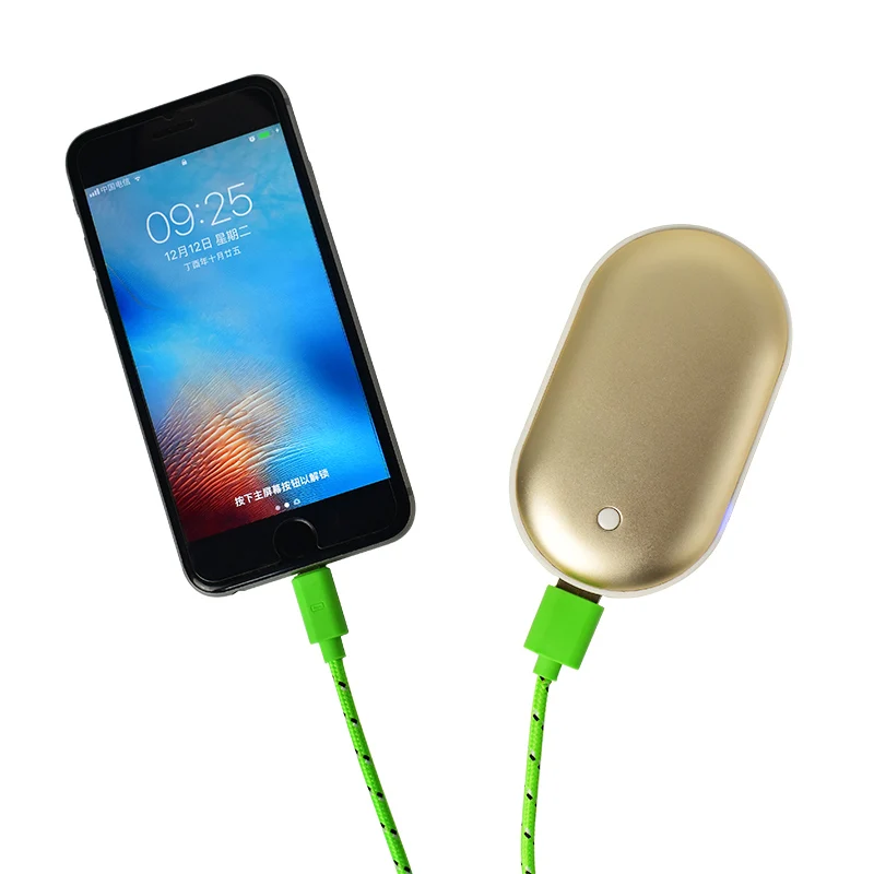 2-in-1 Pocket Heater As Hand Warmer Multifunctional Portable Electric 8000mah Power Bank for Phone Computer 4 color | Мобильные