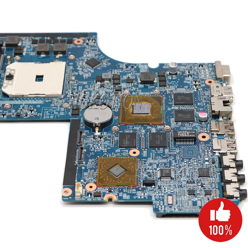 NOKOTION 650854-001 основная плата для hp Pavilion DV6 DV6-6000 Материнская плата ноутбука Разъем fs1 DDR3 HD6750 1 Гб