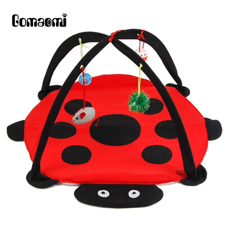 Gomaomi игрушки для кошек мобильная кровать игра в одеяло дом|cat pet houses|cat toy housebed cat house