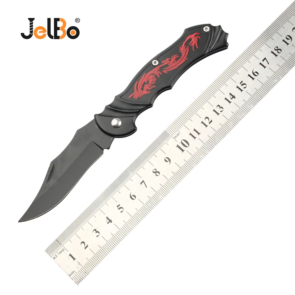 JelBo Портативный Открытый карманный нож инструменты для выживания 3cr13 стальное