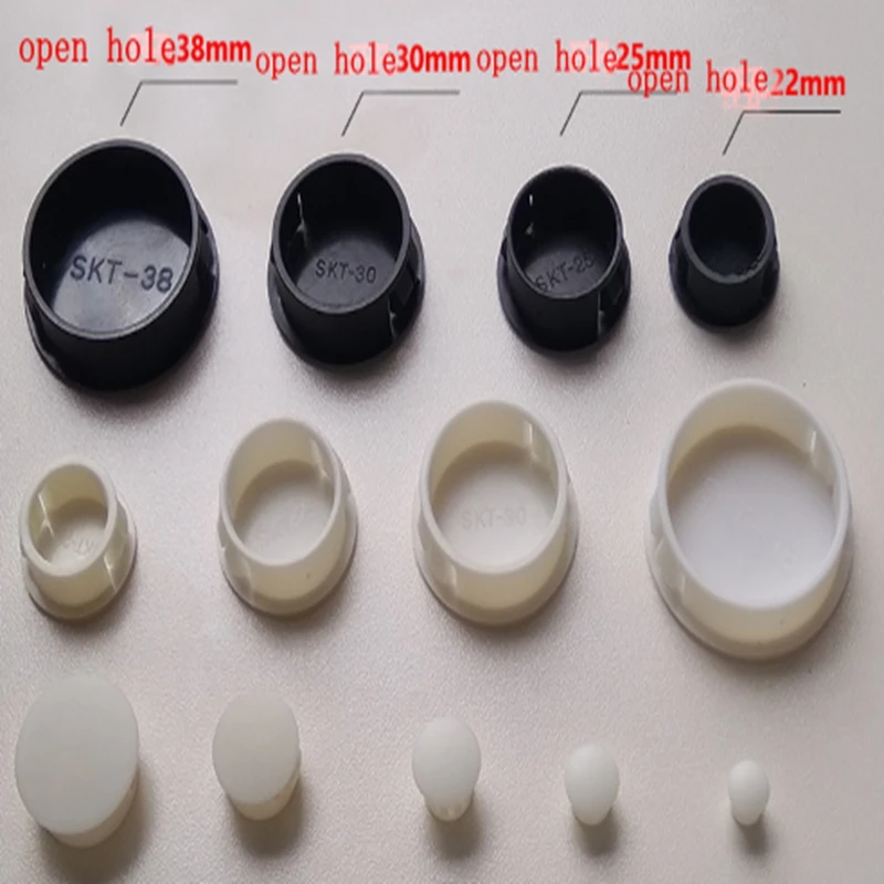 Крышка заглушки отверстия пластика нейлона 10 шт крышка трубы винтовая белого